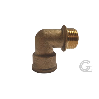 Brass Elbow - internal thread/external thread - 1 1/4"